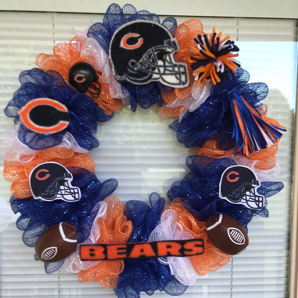 CHICAGO BEARS WREATH